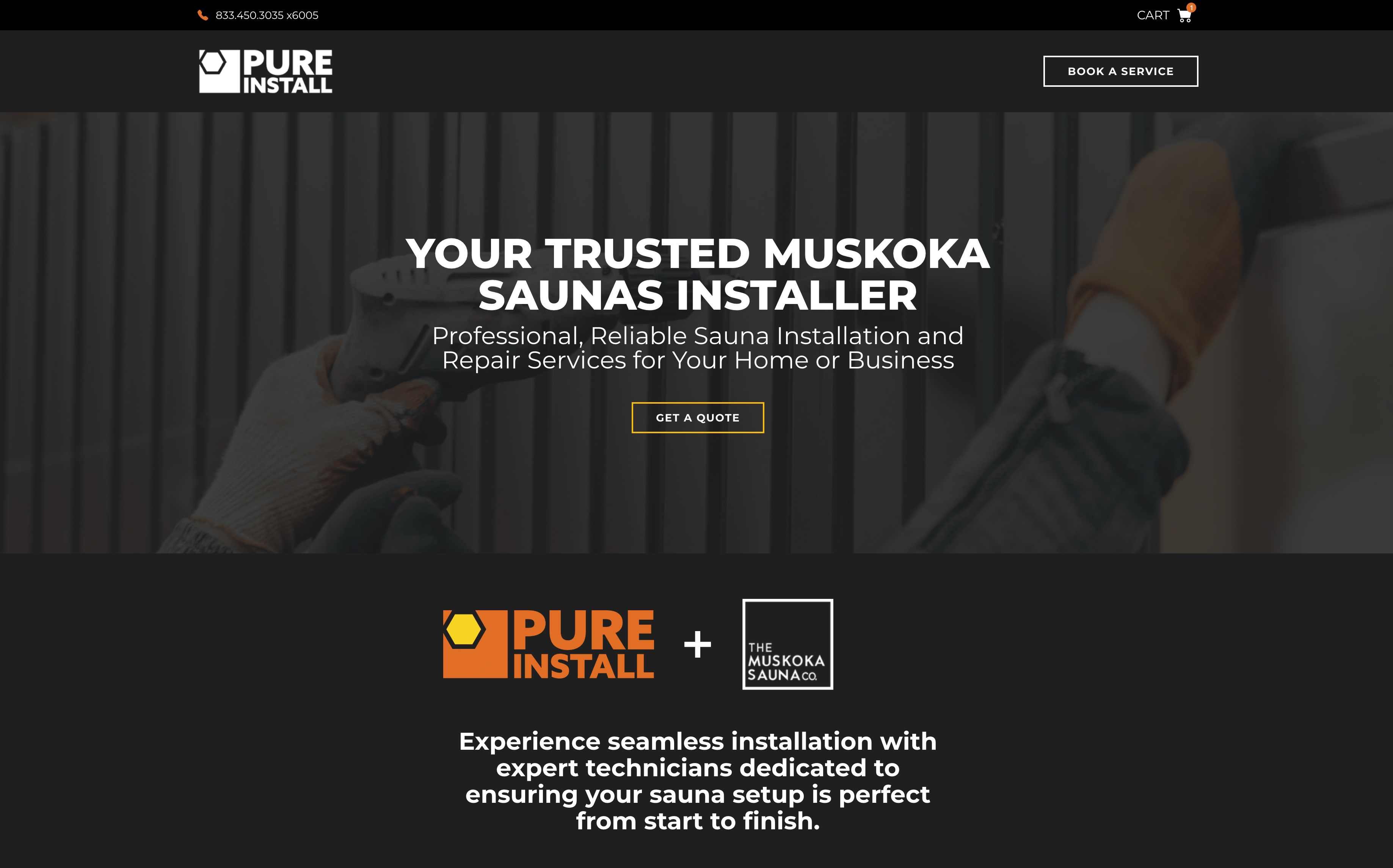 Pure Install e-Commerce